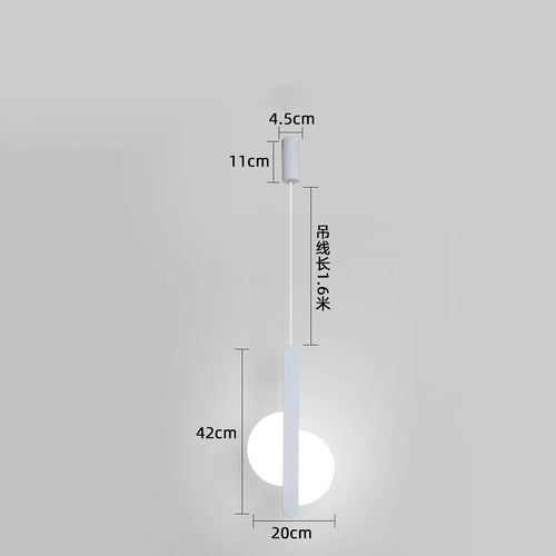 modern led pendant light for elegant interior decoration - vue 13 sur 12