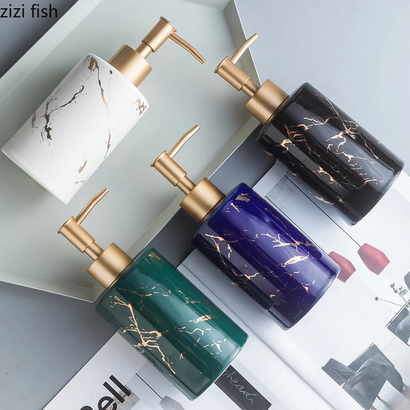 ceramic bathroom disinfectant bottle