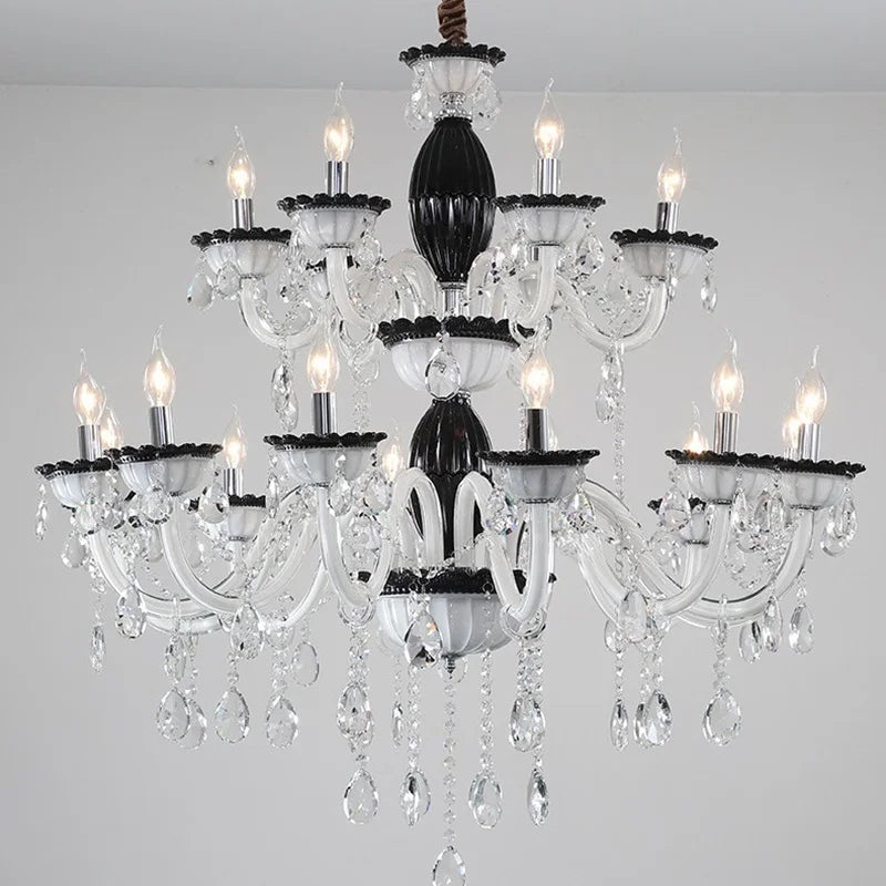 Modern crystal chandelier for bright interior decoration