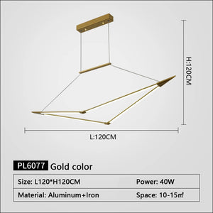 Modern dimmable LED pendant light for elegant lighting