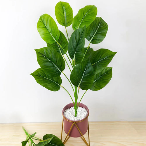 Tropical artificial monstera plants for indoor and outdoor decoration - vue 2 sur 8