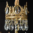 Modern crown crystal chandelier indoor decorative light