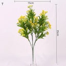 Artificial plant with 7 branches for wedding and Christmas decoration
