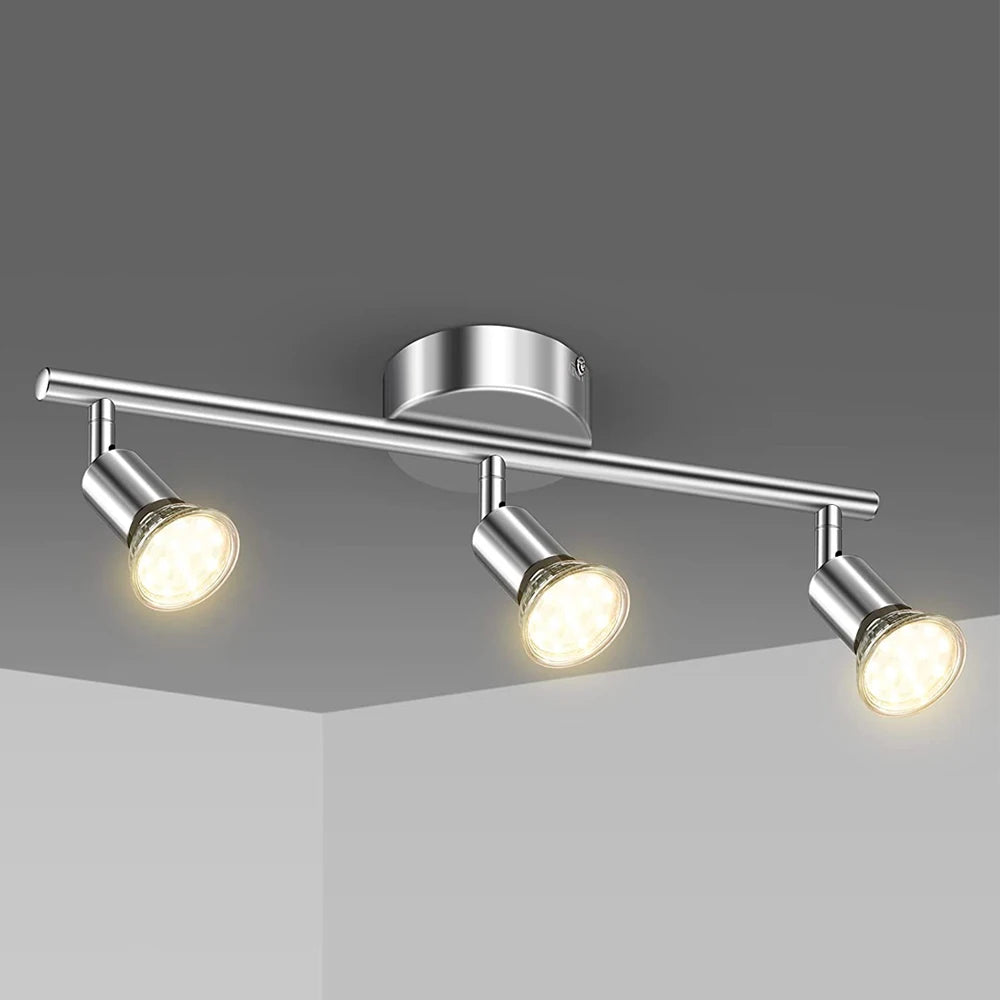 Adjustable angle rotatable LED spotlight lamp holder