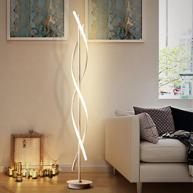 Modern designer floor lamp for stylish indoor lighting