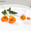 New artificial poppy flower garden decor for parties