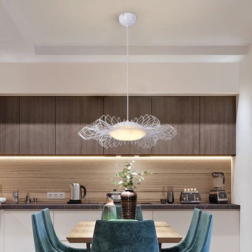 Nordic artistic line pendant lamp decorative lighting - vue 2 sur 9