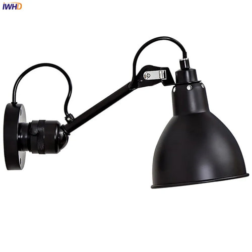 Modern adjustable nordic LED wall light IWHD wandlamp luminaria - vue 14 sur 14