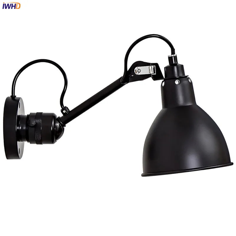 Modern adjustable nordic LED wall light IWHD wandlamp luminaria - vue 14 sur 14