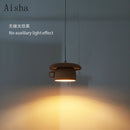 Creative wooden pendant light for café and restaurant nordic decor