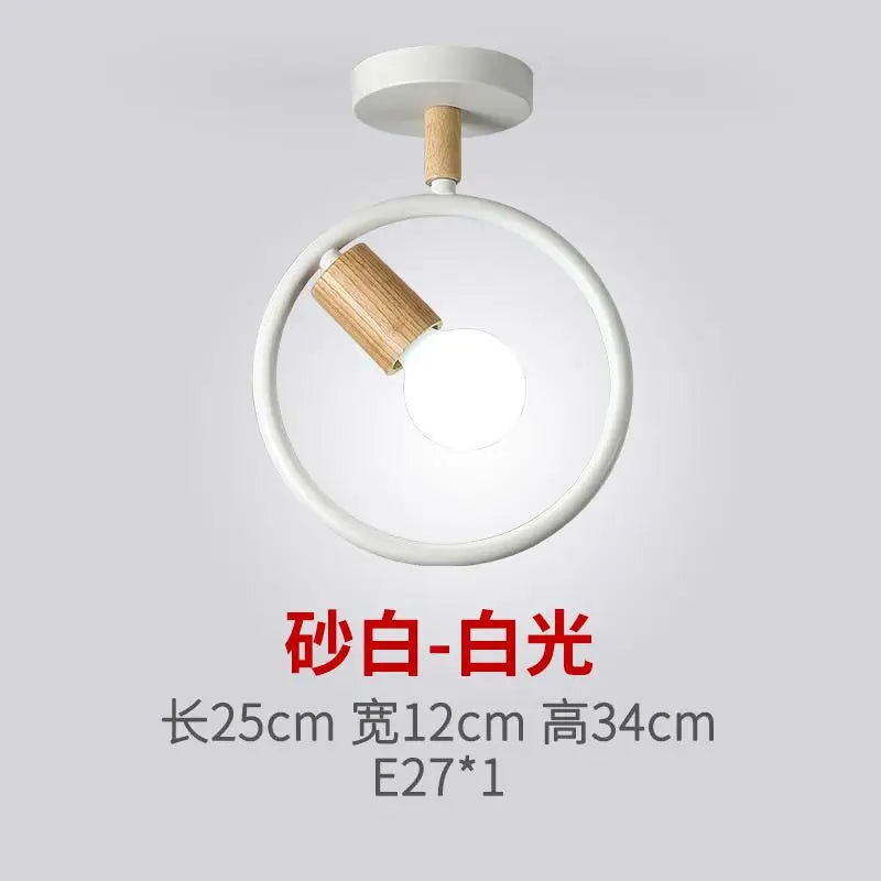 Simple Nordic ceiling light for corridor and staircase - vue 9 sur 9