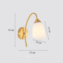 Luxury glass art deco wall light for indoor use