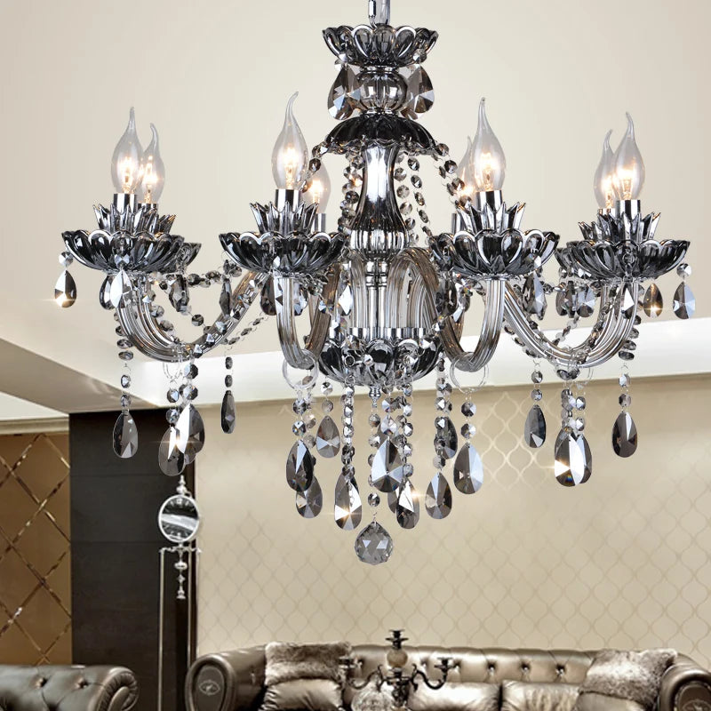 Crystal chandelier for modern and minimalist decor