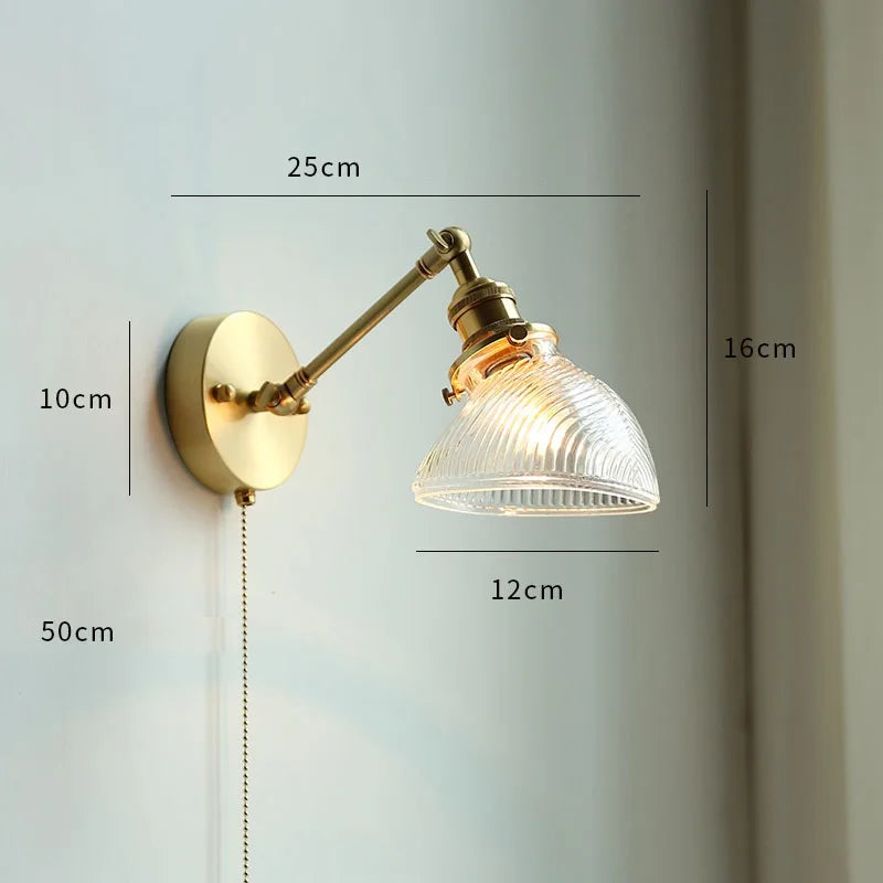Modern nordic copper LED wall light - vue 16 sur 23