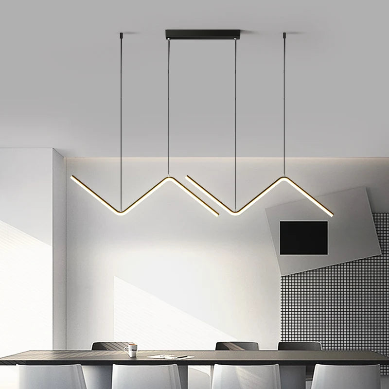 Nordic LED pendant lamp for home decoration indoor lighting - vue 6 sur 8