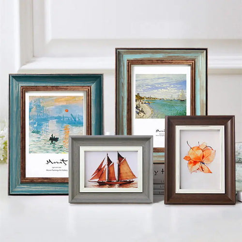 American retro photo frame for wedding and personalised decor - vue 2 sur 13