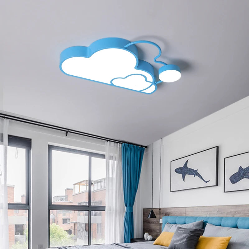 Decorative LED ceiling light for indoor children’s room and nursery - vue 4 sur 11