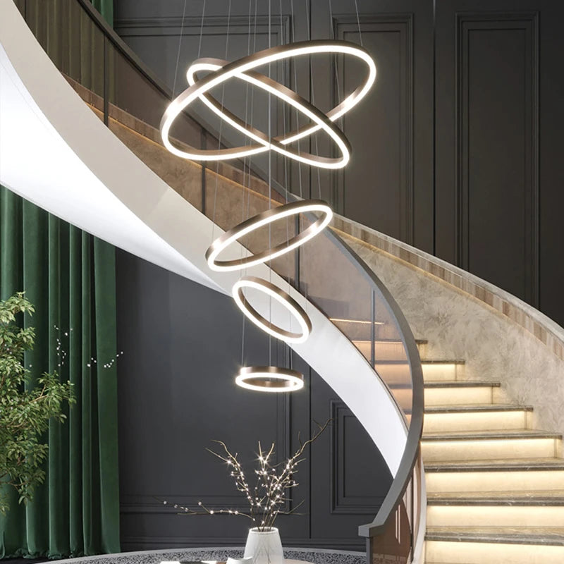 Modern chandelier for decorative indoor suspended lighting - vue 4 sur 18