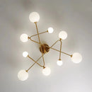 Modern glass chandelier for elegant and stylish lighting