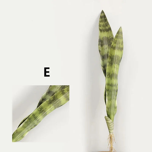 Artificial tiger leaf plants for indoor and garden decoration - vue 13 sur 12