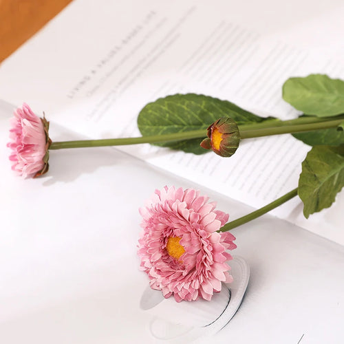 Artificial calendula flowers for wedding and party decoration - vue 12 sur 12