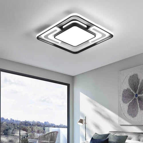 Contemporary geometric ceiling light for indoor lighting - vue 5 sur 9