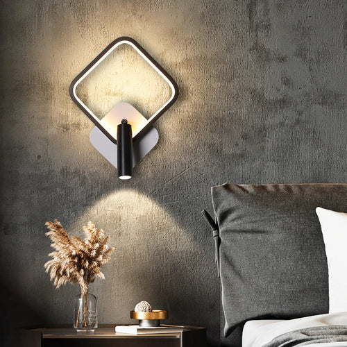 Modern minimalist round luxury wall light for the home - vue 5 sur 10