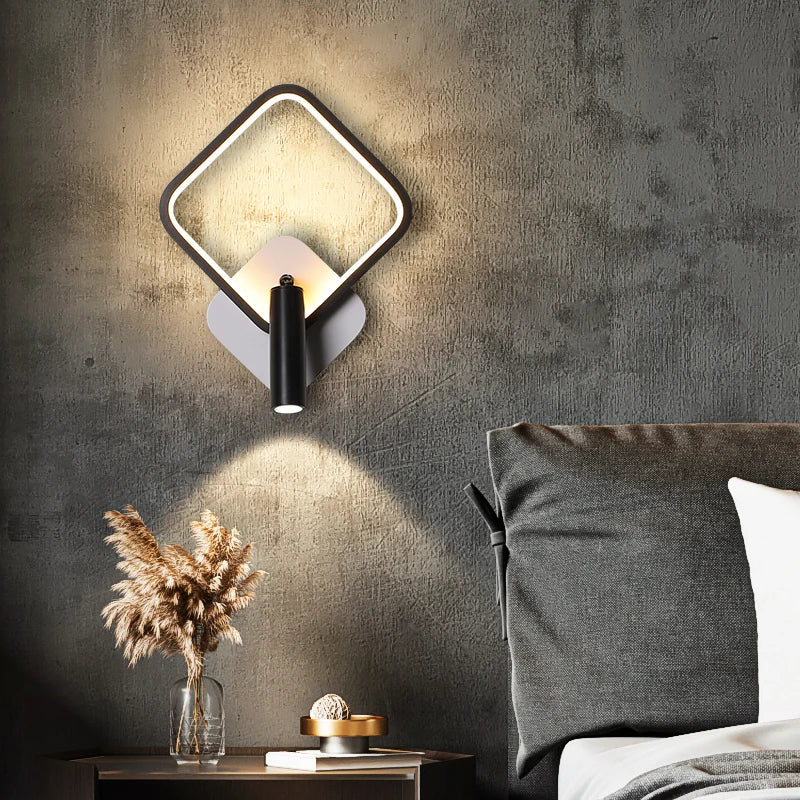 Modern minimalist round luxury wall light for the home - vue 5 sur 10