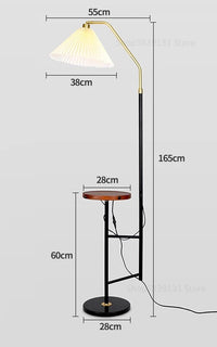 Contemporary luxury iron floor lamp for tea table nordic style