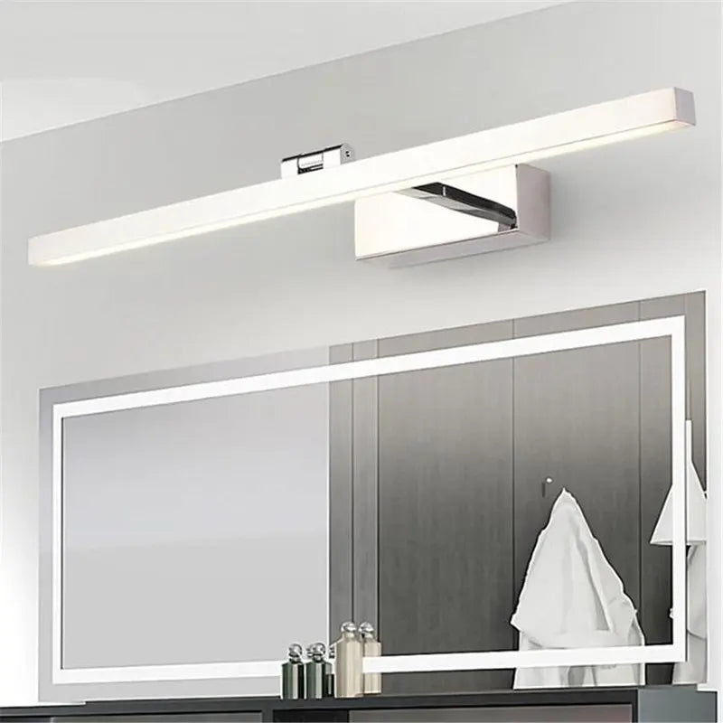 Modern waterproof wall light for decorative mirror lighting