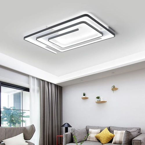 Modern minimalist nordic art LED ceiling light creative and cosy - vue 4 sur 16