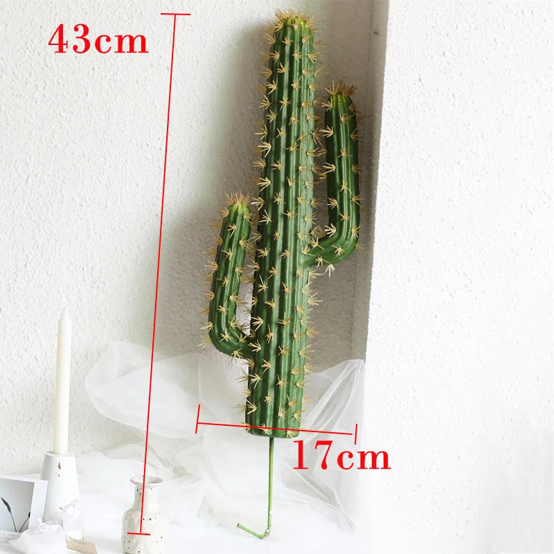 Artificial tropical cactus indoor plastic succulent decor - vue 3 sur 9
