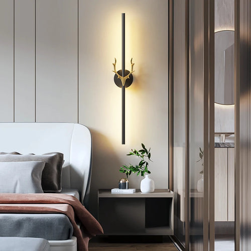Modern minimalist nordic LED bedside wall light - vue 4 sur 22