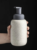ceramic soap dispenser pressing foam for bathroom