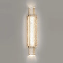 Modern designer crystal wall light for elegant interiors