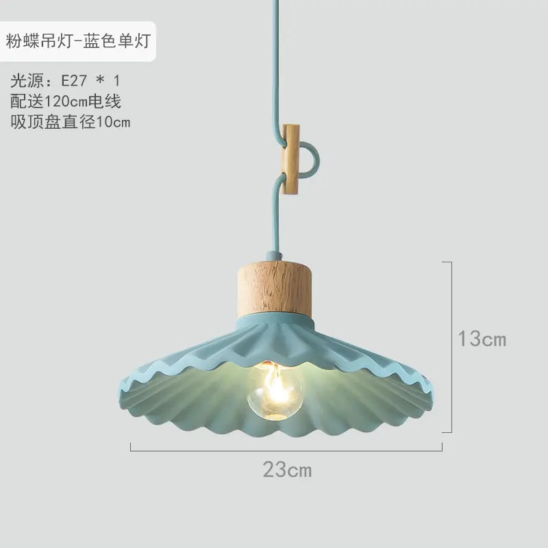 Modern single nordic style cement LED pendant light