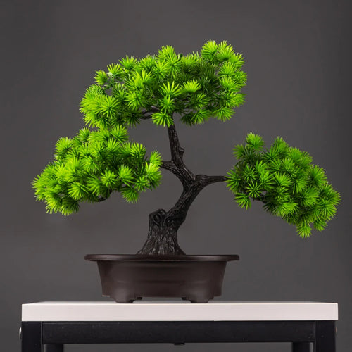 Artificial pine bonsai plants for indoor and outdoor decoration - vue 8 sur 8