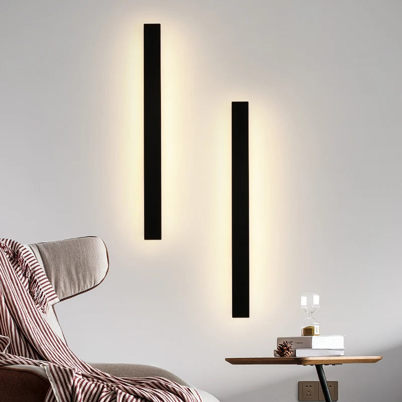 Minimalist waterproof LED outdoor wall light