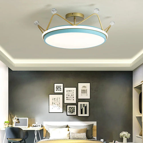Children's crown LED pendant light modern Winfordo - vue 4 sur 12