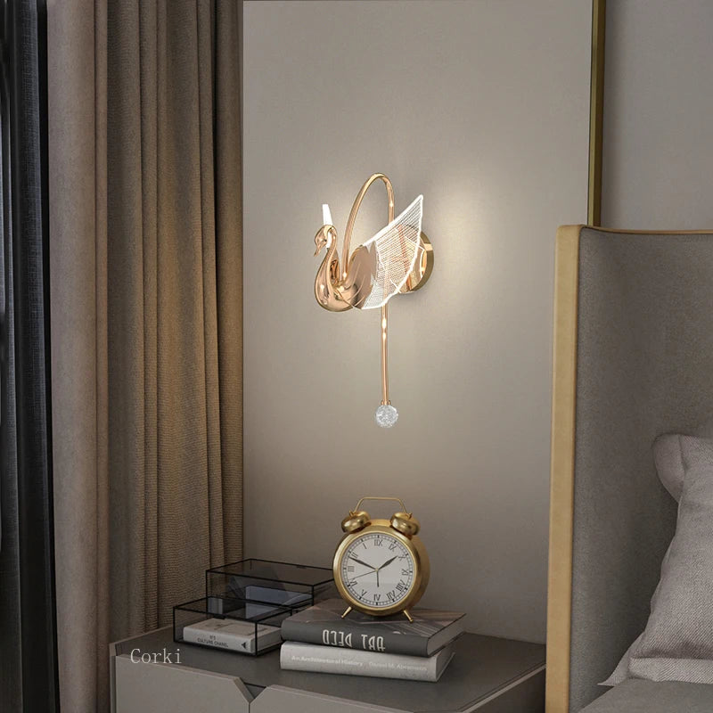 Nordic LED wall light with luxury design for elegant interiors