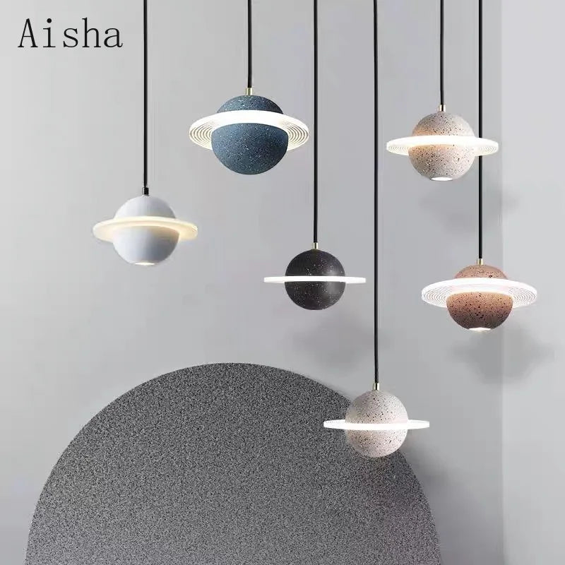 Modern industrial star pendant light for decorative interiors