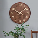 Chinese wooden wall clock Nordic style modern decor