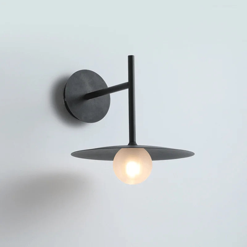 Modern nordic wall light creative flying saucer design