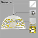 Modern eggshell pendant light for interior decoration