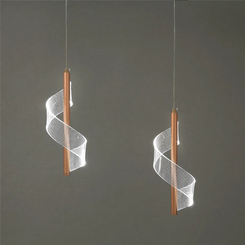Modern nordic design acrylic pendant light for restaurant - vue 2 sur 8