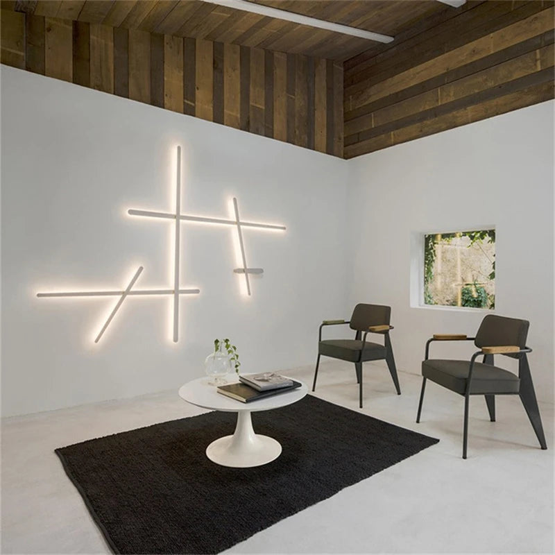 Modern nordic designer wall light creative indoor lighting - vue 6 sur 20