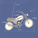 Nordic creative LED motorcycle pendant light for children's room acrylic