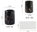 Multifunctional ceramic toothbrush holder for bathroom