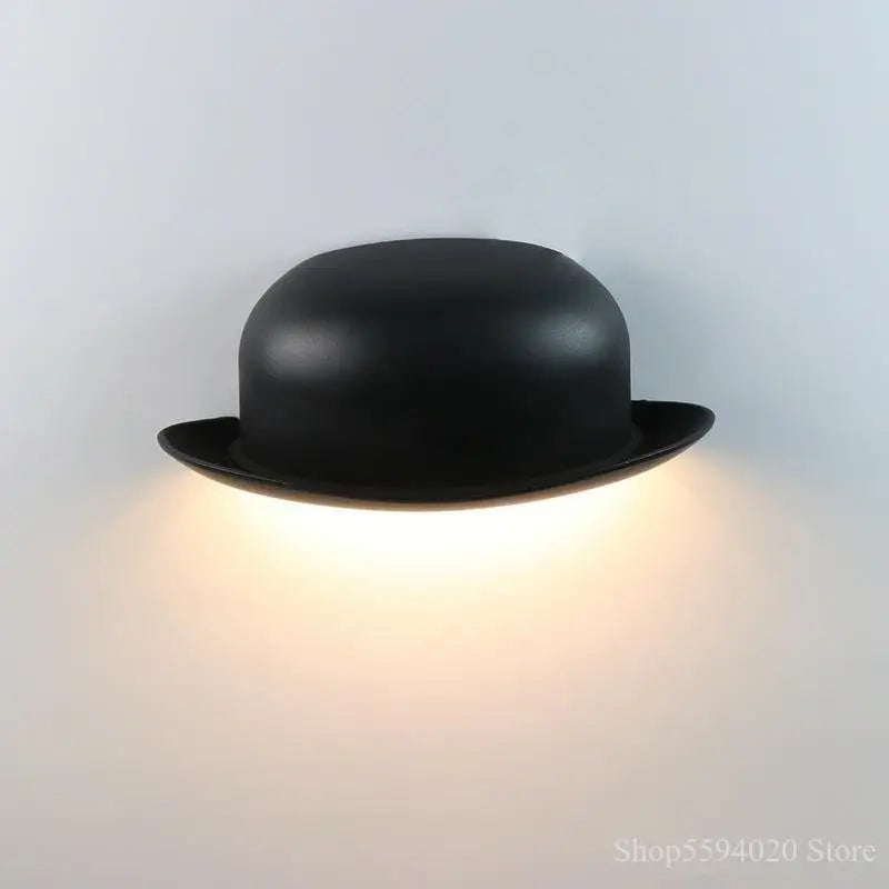 applique murale extérieure à led en forme de chapeau de paille - vue 4 sur 6