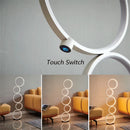 Nordic decorative LED floor lamp for living room